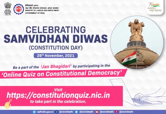Let's celebrate #SamvidhanDiwas (Constitution Day) on 26th November