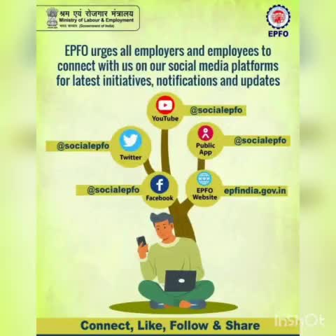 देहरादून: #Connect with #EPFO on all official #socialmedia handles to stay updated about various initiatives & notifications.