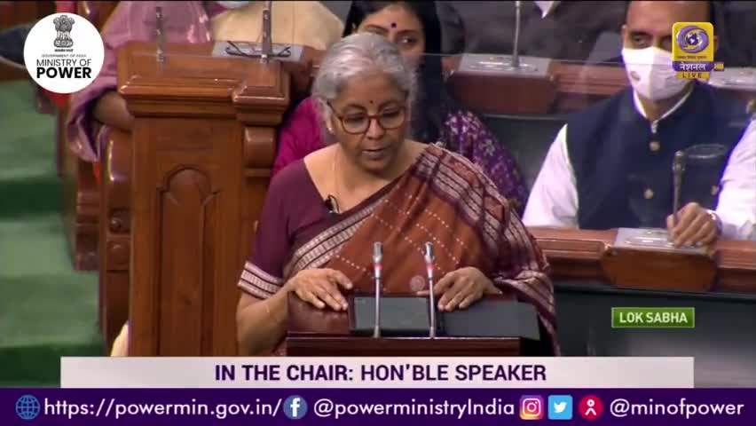 Hon'ble Finance Minister Smt. Nirmala Sitaraman spoke about the climate change during presentation of #unionbudget2022