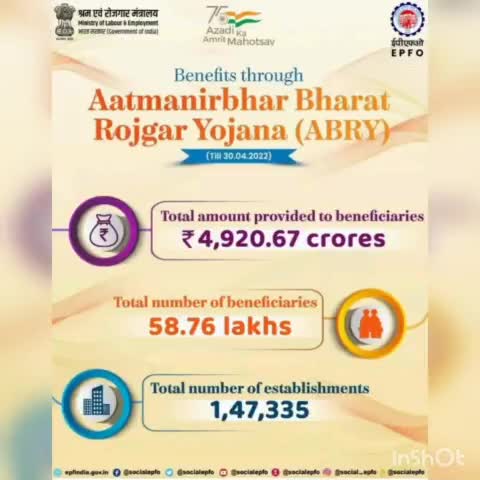 देहरादून: Under #ABRY, benefits of Rs. 4,920.67 crores have been given to 58.76 lakh beneficiaries through 1,47,335 establishments