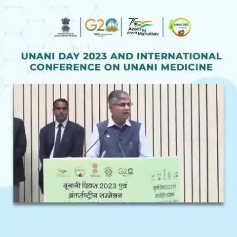 #UnaniDay2023 पर आयोजित कार्यक्रम में अपने विचार रखते हुए #Ayush मंत्रालय के सचिव वैदRajesh Kotecha ने कहा कि हमारा प्रयास है कि दिसंबर-2023 तक देश-भर में स्थापित 12,500 आयुष कल्याण केंद्र एनएबीएच प्रमाणन के साथ क्रियाशील हो #Ayush #CCRUM