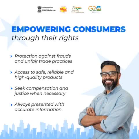 Consumer rights empower the consumers to protect themselves from unfair trade practices that violate their purchasing rights.

#consumerrights