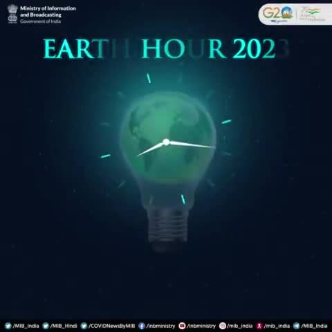 #EarthHour2023: Lights💡Out, Climate In🌱

#EarthHour is a global lights-out event for raising awareness about climate change & promoting environment conservation.