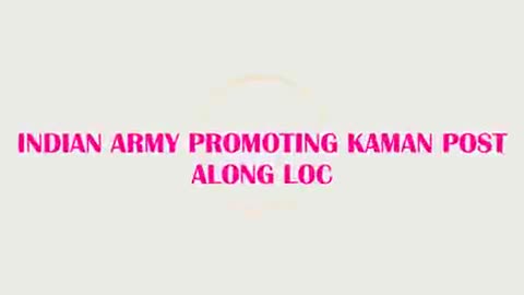 #IndianArmy to promote #Kaman Post along #LoC in #JammuAndKashmir as a tourist destination