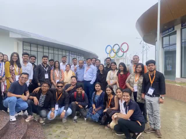 #YuvaSangam Madhya Pradesh delegates from IIT Indore visited Olympian Park, Sangaithel. #EkBharatShreshthaBharat