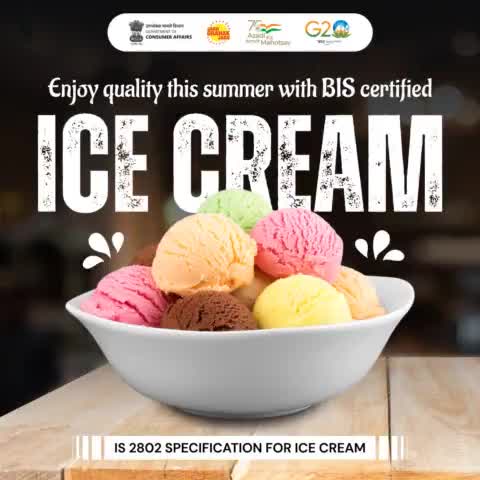 Enjoy the delicious taste with quality assurance of BIS Certified Ice Cream.

#qualityassurance