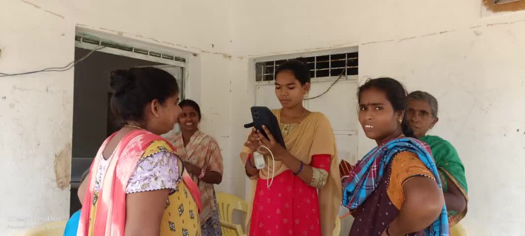 AASARA BENEFICIARY ACKNOWLEDGEMENT IN SATIVADA PANCHAYAT OF BHAMINI MANDAL.