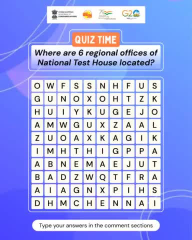 Do you know? Where are the 6 different regional offices of National Test House located?

Share your answers in the comment box below!
#quiz