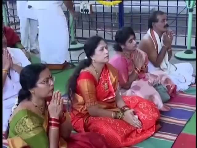 తిరుమలలో సప్తవర్ణ శోభితం శ్రీ కోదండ రాముని పుష్పయాగం