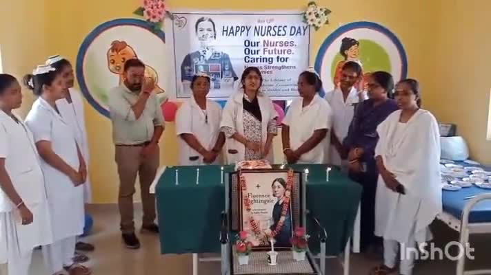 భూపాలపల్లి: ఫ్లోరెన్స్ నైటింగేల్ సేవలు అమూల్యం: మహాదేవపూర్ ఆస్పత్రిలో జన్మదిన వేడుకలు