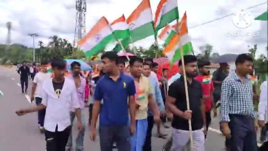 বিলোনিয়া: রতনপুর ADC ভিলেজে আয়োজিত তেরঙ্গা যাত্রা, উপস্থিত BJP নেতৃত্বরা