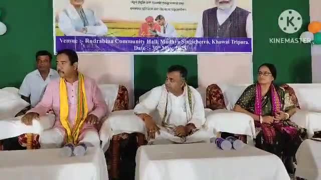 খোয়াই: মধ্যসিঙ্গিছড়া 2 নং বাজারে বিকশিত কৃষি সংকল্প অভিযানে কৃষকদের 'অন্নদাতা ভগবান' বললেন মন্ত্রী