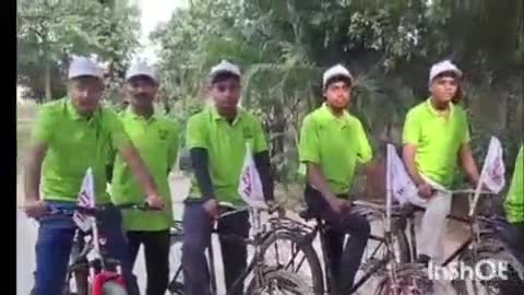 फिट इंडिया के तहत भारतीय खेल प्राधिकरण ने निकाली साइकिल रैली