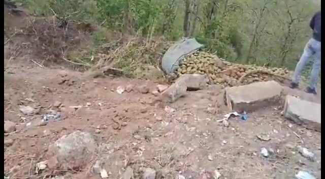 लखनादौन: बंजारी घाटी में अनियंत्रित होकर खाई में गिरा ट्रक, चालक हुआ घायल
