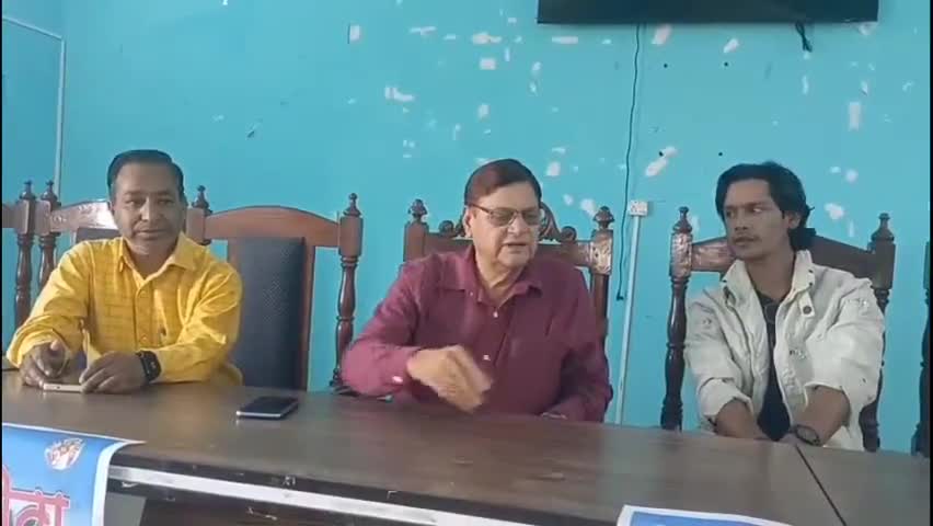 टिहरी: निखण्यां जोग गढ़वाली फीचर फिल्म के निर्माता डॉ. एसआर सकलानी ने नई टिहरी में कहा- 8 जून से त्रिहरी सिनेमा में लगेगी फिल्म