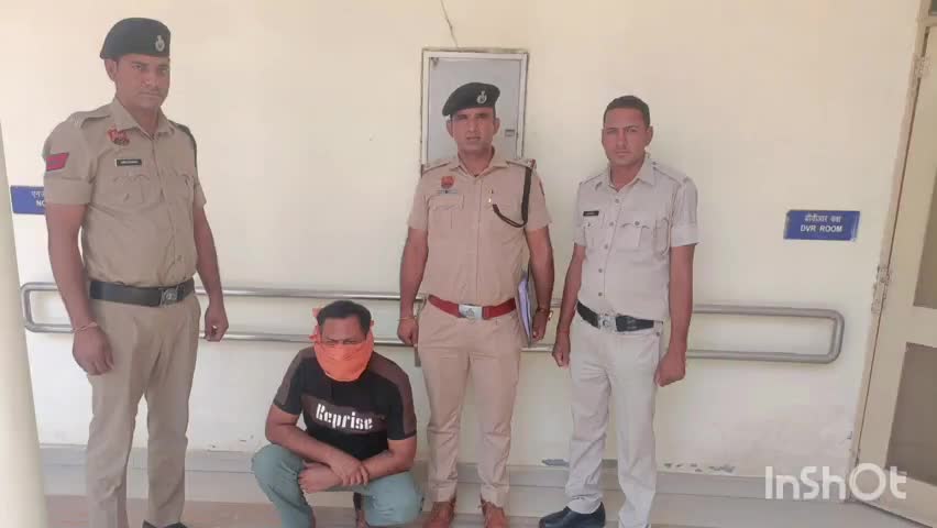 चरखी दादरी: बौंद कलां में धमकी देने और फायरिंग करने के मामले में आरोपी किया गया गिरफ्तार, देसी कट्टा व 2 खोल बरामद