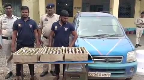 अभनपुर: गोबरा नवापारा थाना क्षेत्र से अवैध शराब के साथ 2 आरोपियों को किया गया गिरफ्तार