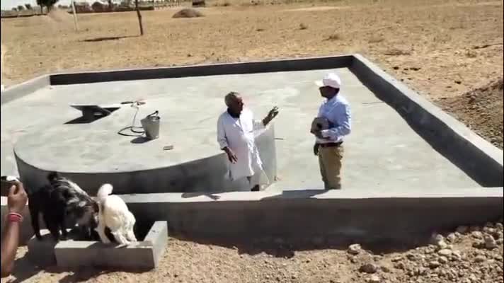कोलायत: कोलायत के मंडाल और गोविंदसर में वंदे गंगा जल संरक्षण के तहत बने टांको व डिग्गियों का अधिकारियों ने किया निरीक्षण