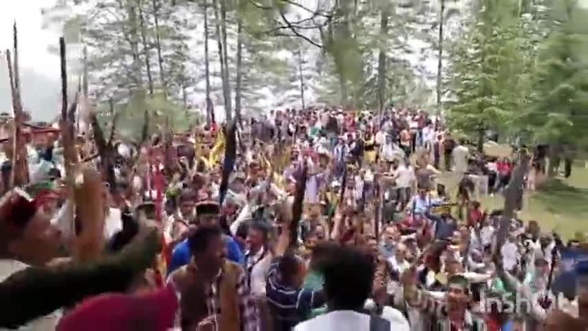 नेरवा: थरोच गांव में बिशू मेले का हुआ आयोजन, ग्रामीणों ने हर्षोल्लास से लिया भाग