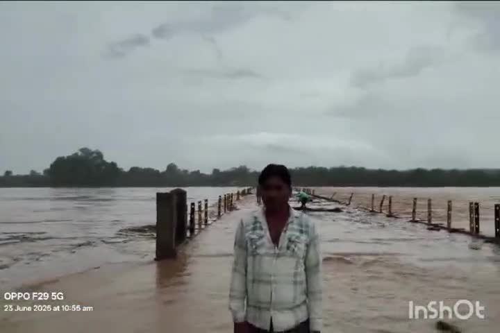 बड़ौदा: मालवा क्षेत्र में तेज़ बारिश के चलते बड़ौदा-बारां हाइवे मार्ग बंद, उफान पर पार्वती नदी