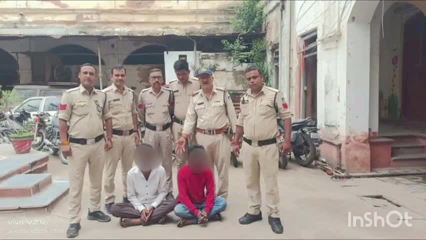 उज्जैन शहर: कोतवाली पुलिस ने जवाहर नगर में चोरी के मामले में दो आरोपियों को किया गिरफ्तार