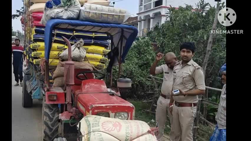 छपरा: साढा ढाला के पास परिवहन विभाग ने ओवरलोडिंग वाहनों पर की कार्रवाई, वसूला ₹2.50 लाख जुर्माना