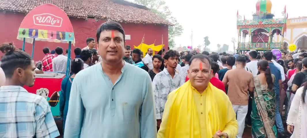 रातू: रातु कठितांड रथयात्रा मेला में जेएससीए अध्यक्ष अजय नाथ शाहदेव मुख्य अतिथि के रूप में शामिल हुए!