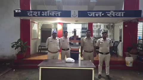 अनूपपुर: भालूमाडा थाना पुलिस ने 702 ग्राम गांजा किया जब्त, एक आरोपी हुआ गिरफ़्तार