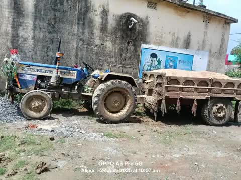 दिनांक 27.06.2025 को नवादा बाजार ओ०पी० क्षेत्र से 01 अवैध बालू लदा ट्रैक्टर जप्त किया गया