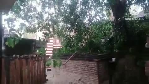 जालौर: जालौर में रविवार को सवेरे 6:00 बजे से हवाओं के साथ बारिश का दौर जारी, मौसम में आई ठंडक
