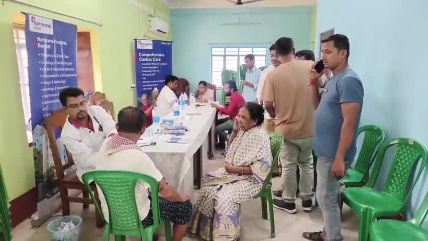 বারাসাত ১: দত্তপুকুরে বিনামূল্যে স্বাস্থ্য পরীক্ষা শিবিরের আয়োজন