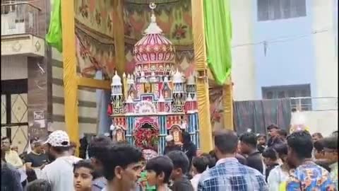 લુણાવાડા: મોહરમ પર્વ નિમિત્તે લુણાવાડા શહેર તાજીયાના જુલુસ નીકળ્યા
