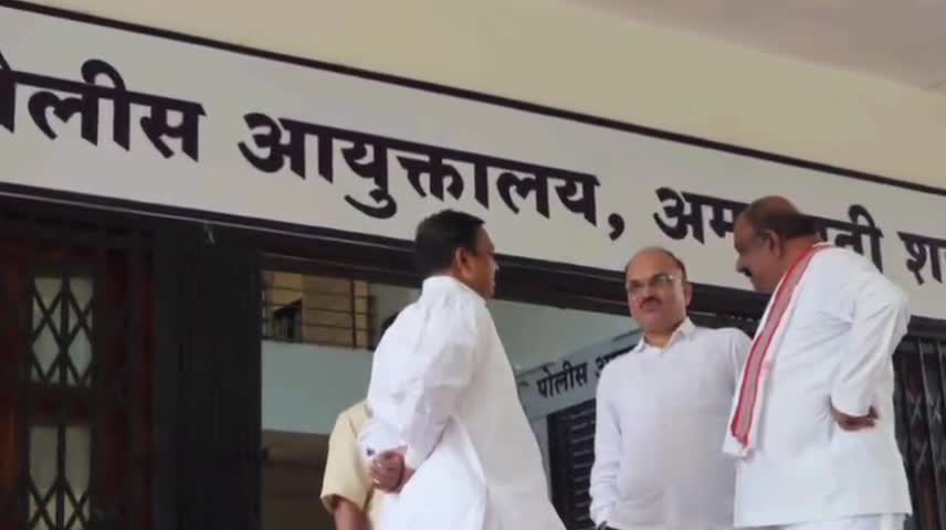 अमरावती: शहरातील कायदा व सुव्यवस्था राखा, काँग्रेसच्या शिष्टमंडळाने  पोलीस आयुक्तांची घेतली भेट