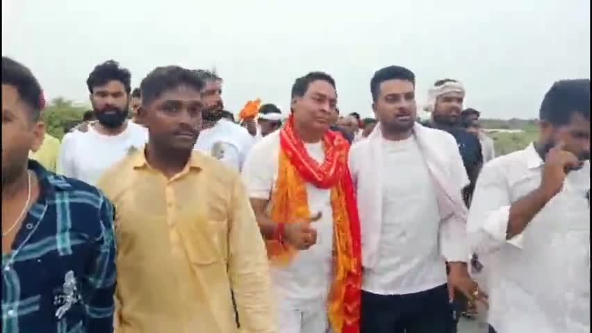 जहाज़पुर: विधायक गोपीचंद मीणा ने सरसिया से कोटड़ी श्याम तक 3 दिवसीय पदयात्रा का किया आगाज, उमड़ा जन सैलाब