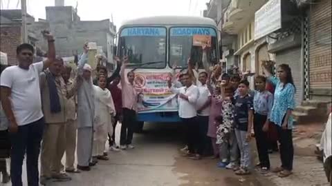 चरखी दादरी: भिवानी में दक्ष प्रजापति जयंती पर राज्य स्तरीय कार्यक्रम का आयोजन, चरखी दादरी से रवाना हुए लोग