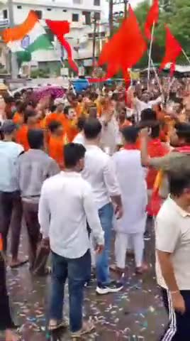 टोंक: टोंक में कीर समाज द्वारा आयोजित कांवड़ यात्रा का शहर के मुख्य बाजार में जोरदार स्वागत किया गया