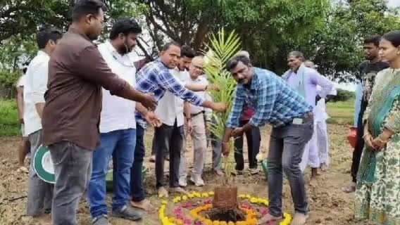 శంకరంపేట ఏ: ఆయిల్ పామ్ సాగుతో రైతులకు మేలు: పెద్ద శంకరంపేటలో ఉద్యాన శాఖ అధికారి సంతోష్