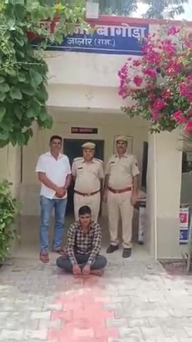 भीनमाल: बागोड़ा पुलिस ने मोबाइल टावर से बैटरी चुराने वाले आरोपी को किया गिरफ्तार