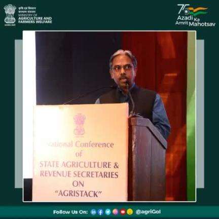 Keynote address on Georeferencing- The Future of Governance in India by Shri Ajay Tirkey, IAS Secretary to Govt. Of India, Deptt of Land Resources at National Conference of State #Agriculture & #Revenue Secretaries.