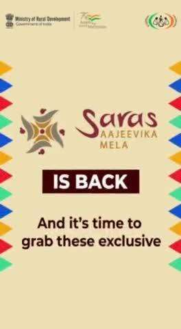 One-stop shop, for the very finest of #Swadeshi products | Saras Aajeevika Mela 2022