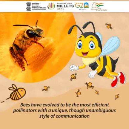 Bees have evolved to be the most efficient pollinators with a unique, though unambiguous style of communication.
#agrigoi #Apiculture #NBHM #NBB #honeybee #bees