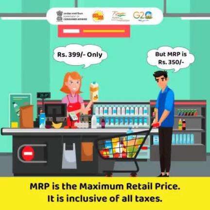 #MRP stands for Maximum Retail Price and is the price that you pay for a product. It's inclusive of all taxes. Consumers don't have to worry about any hidden charges & no need to pay extra charges.