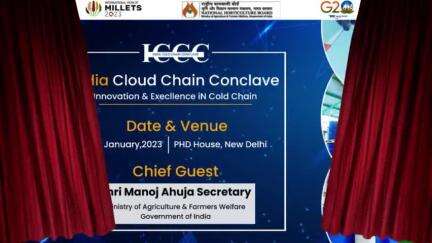 Shri Manoj Ahuja, Secretary, MoA&FW will be inaugurating India Cold Chain Conclave: Innovation & Excellence in Cold Chain today at LPS Auditorium, PHD House, New Delhi.
#agrigoi #ColdChainConclave #innovation #excellence #g20india