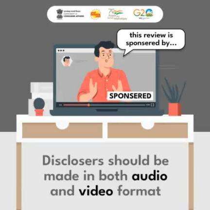 Disclosures should be made in both audio and video format.

#endorsement