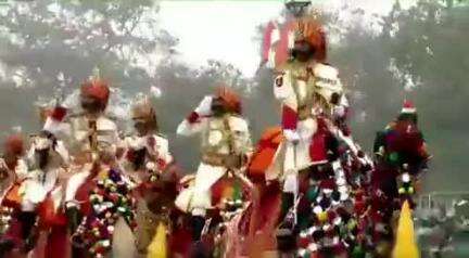 Camel Contingent of Border Security Force (BSF) led by Deputy Commandant Manohar Singh Kheechee at #kartavyapath
