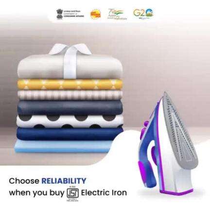 Are you using an electric iron? BIS has certified this common household appliance (IS 302-2-3).
#BIS #ISI