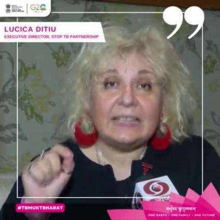 Ms Lucica Dititu applauds strong political leadership of India under PM Shri Narendra Modi to #EndTB