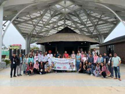 #YuvaSangam Punjab team visits Indian National Army(INA) INA Headquarters located at Moirang, Manipur.