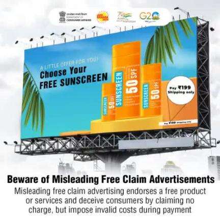 Misleading ads endorse free products but impose hidden costs during payment, deceiving consumers.

#misleadingadvertisement