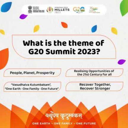 What is the theme of #G20 Summit 2023?
.
Check your #knowledge by answering in the comment box below.